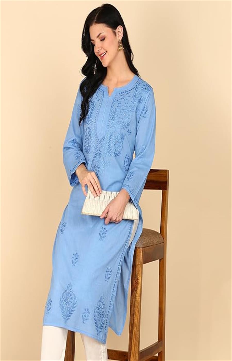 Solid Coloured full Kurti